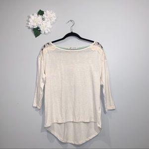 Jolt laced back shirt